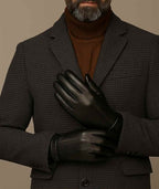 Svarta Skinnhandskar i Äkta Läder , herr